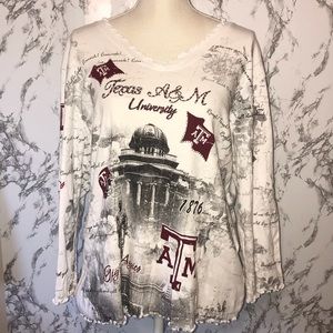 Long sleeve Texas A & M Aggie shirt
